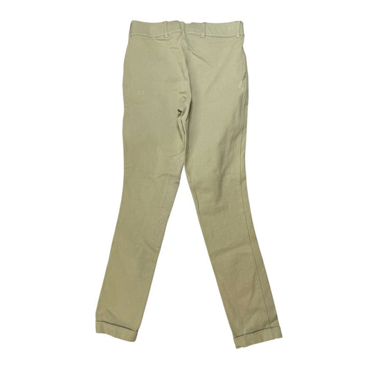 Ariat 'Heritage' Size Zip Knee Patch Jodphur in Tan - Youth 14