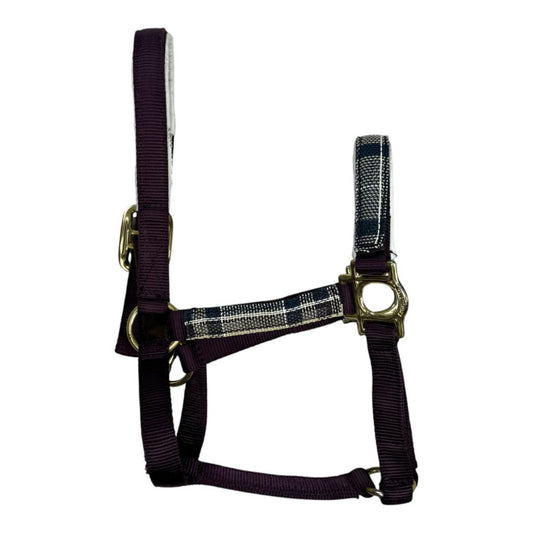 Kensington Breakaway Nylon Halter with Textilene in Purple - Full