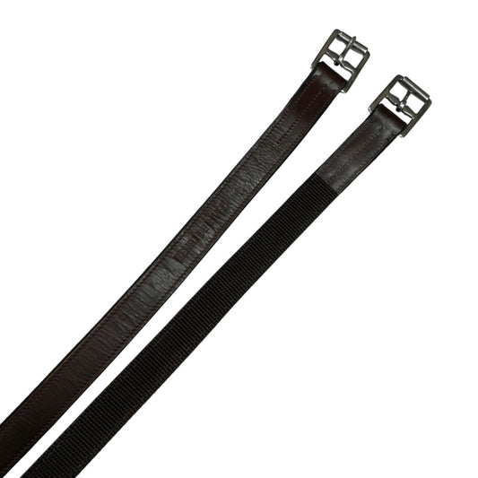 Henri De Rivel Nylon-lined Stirrup Leathers in Brown - 54"