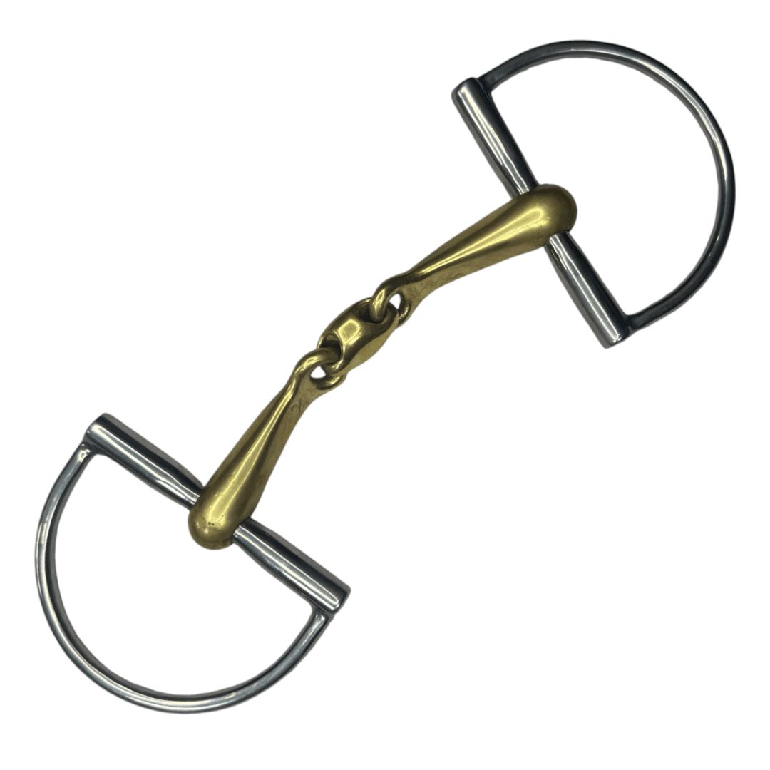 Neue Schule NS 'Turtle Top' Hunter Dee Ring Snaffle in Salox - 4 3/4"