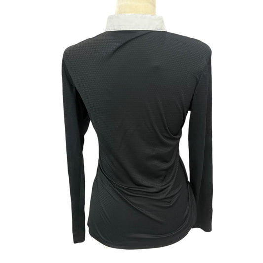 Rönner Design 'Perla' LS Show Shirt in Black - Woman's X-Large