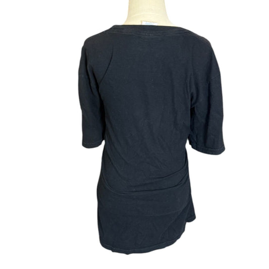 Port & Company "I'd Rather be Riding" Graphic T-Shirt in Black - Large