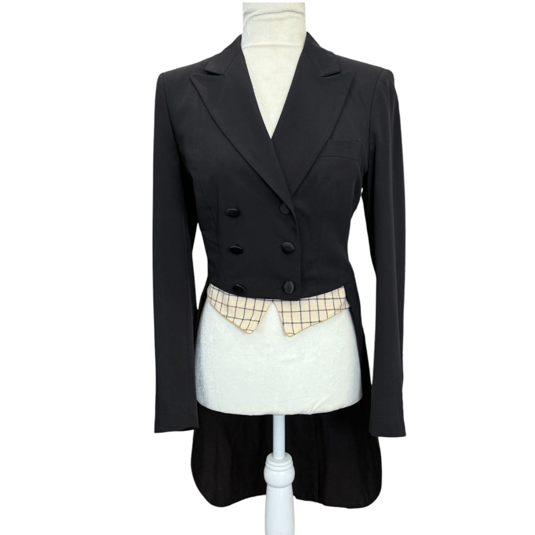 Veste Shadbelly Noire Grand Prix Tech - Taille CAN 12 / USA 6 - Neuf Pour Équitation