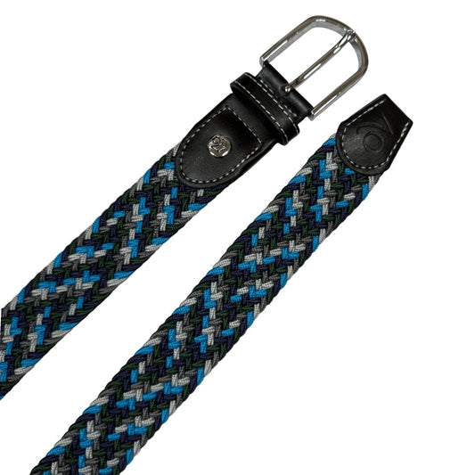 Ovation Braided Stretch Belt in Blue - XXS (75cm / 29")