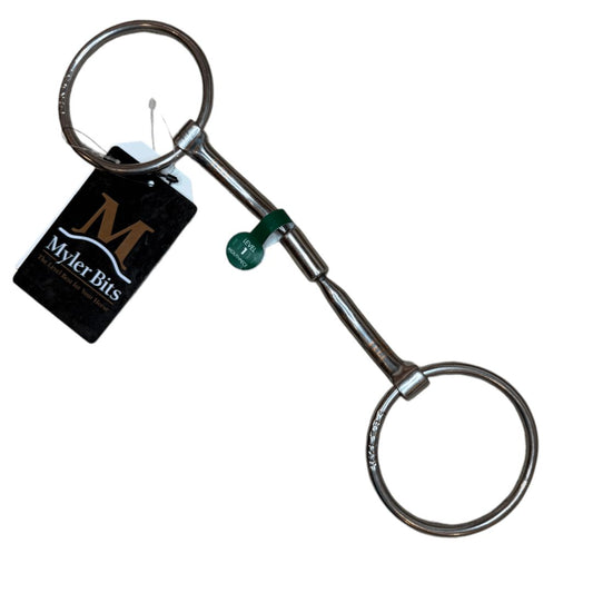 Toklat Myler MB02 Loose Ring Snaffle w/ Wide Barrel in Stainless Steel - 5 1/2"