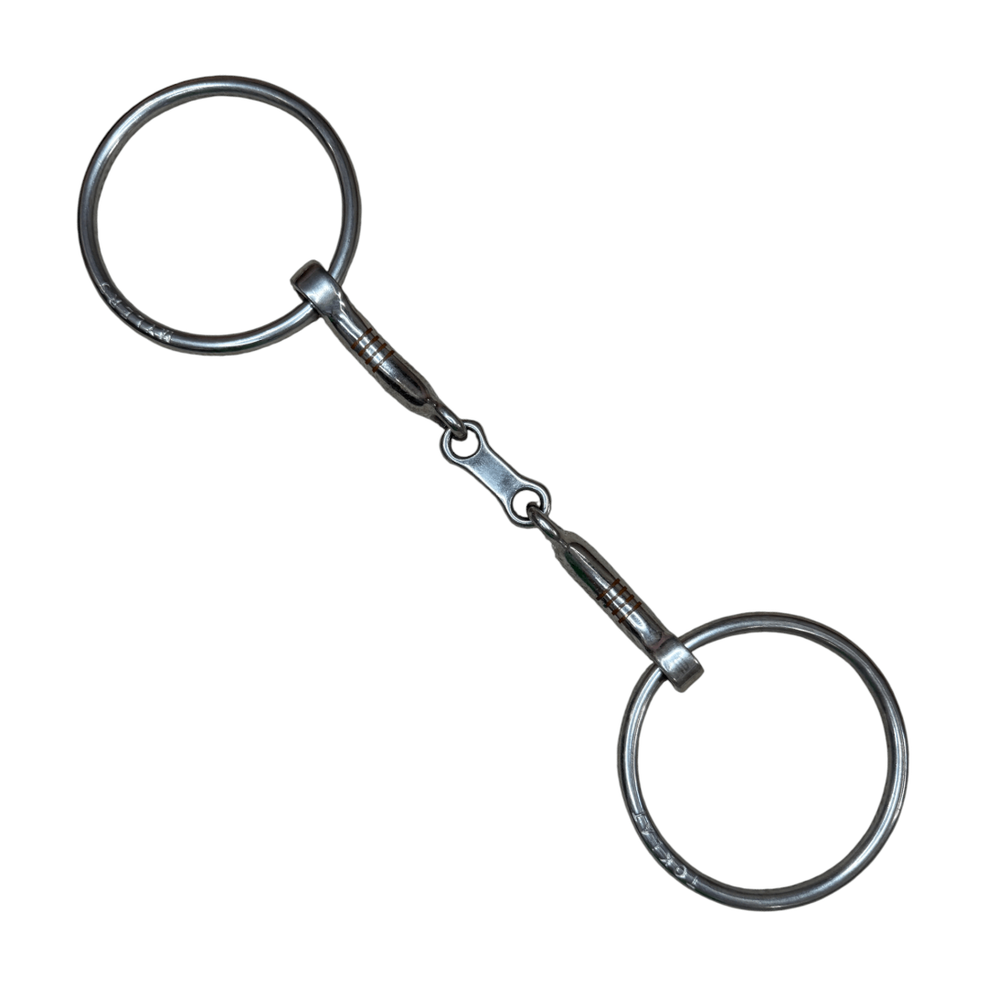 Toklat Myler French Link Loose Ring Snaffle MB10 in Stainless Steel - 5 1/2"