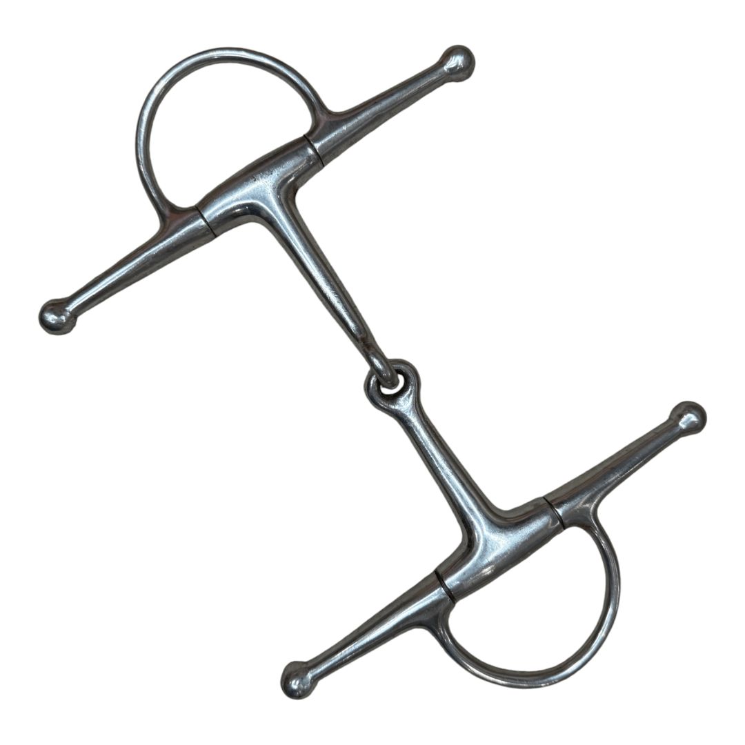Full Cheek Snaffle in Stainless Steel - 5"