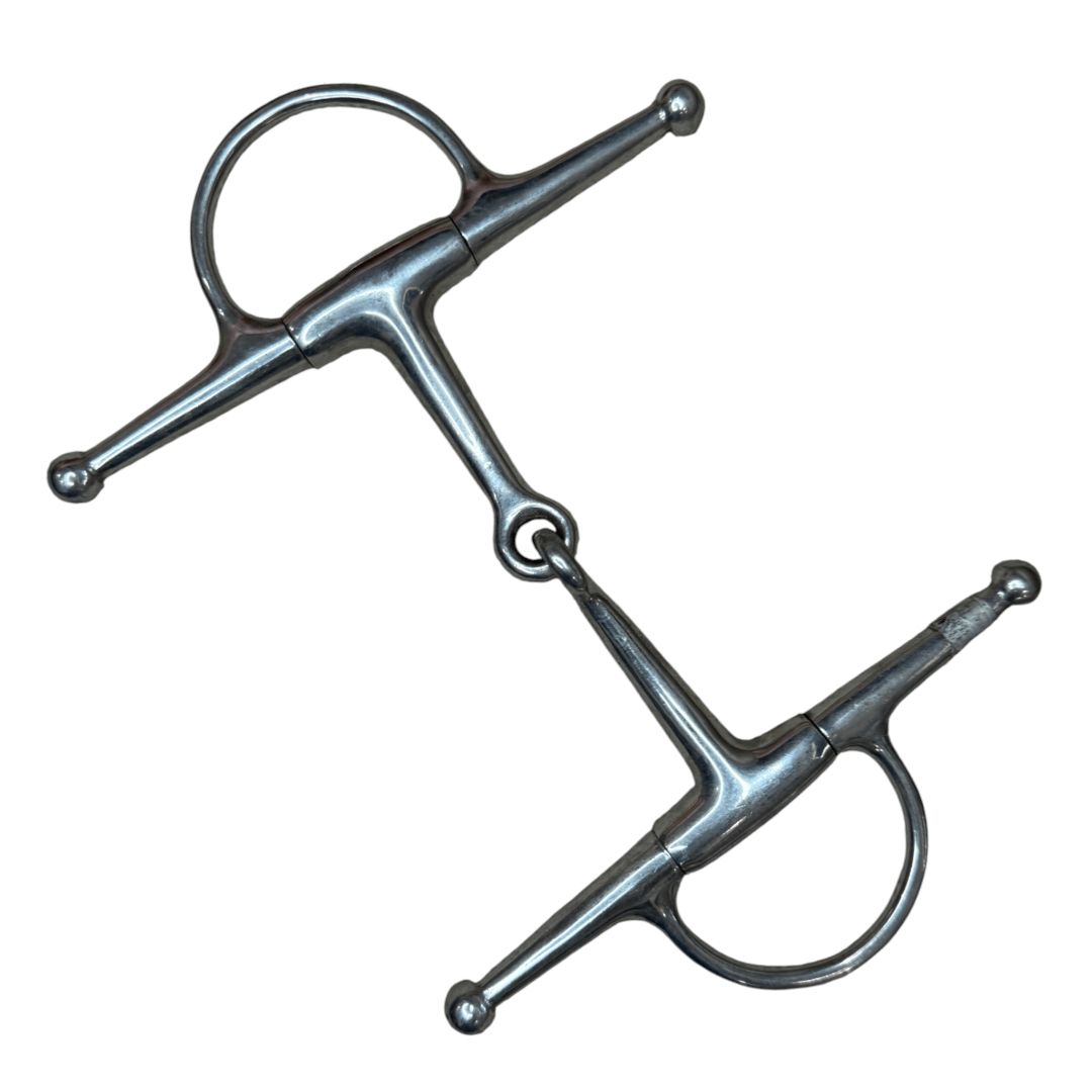 Full Cheek Snaffle in Stainless Steel - 4 3/4"
