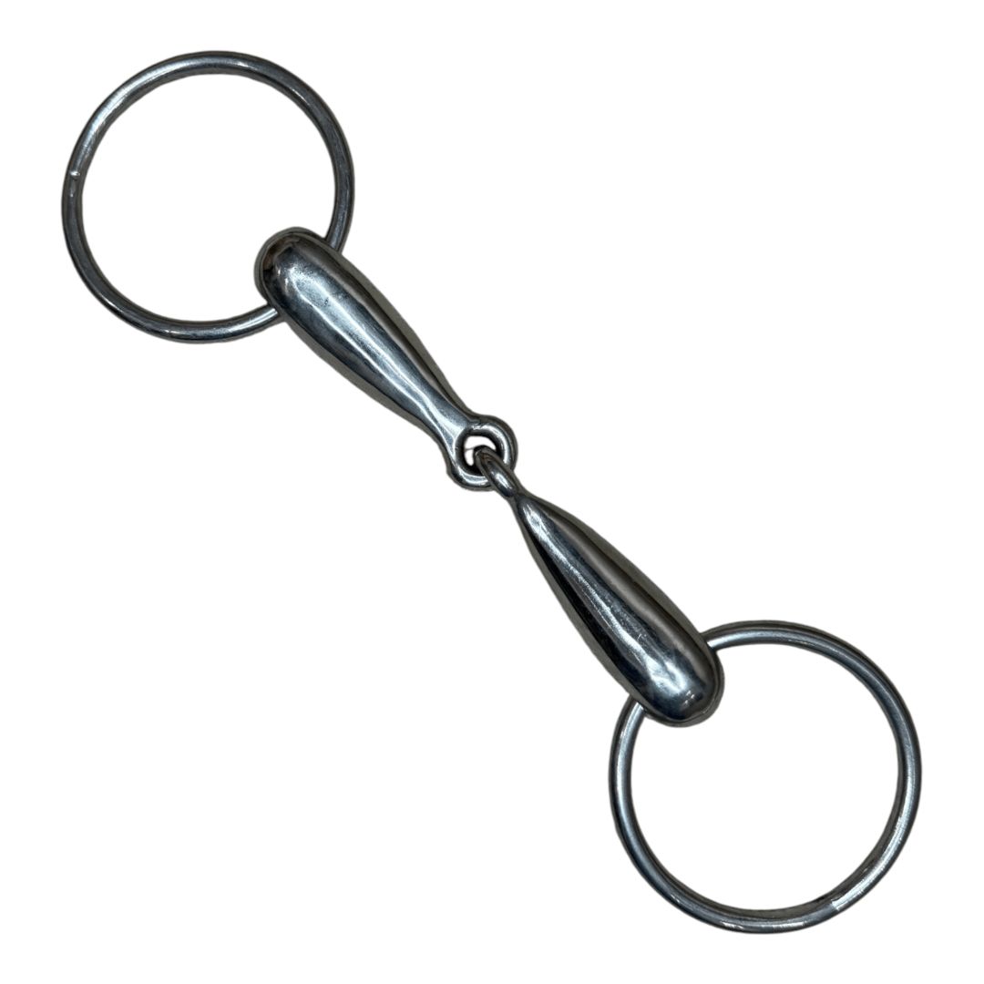 Hollow Mouth Loose Ring Snaffle in Stainless Steel - 5"
