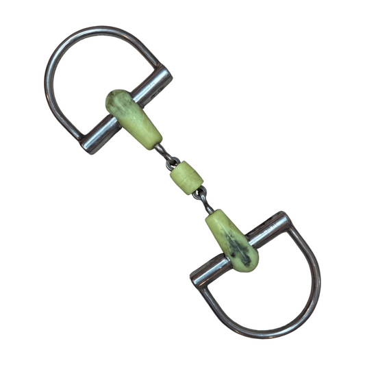 Happy Mouth Double-Jointed King Hunter D-Ring Pro Bit in Stainless Steel - 4"