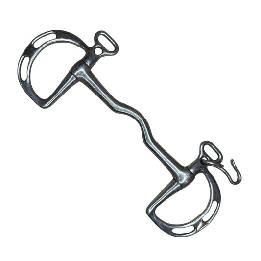 Uxeter Mullen Kimberwick in Stainless Steel - 5 1/2"