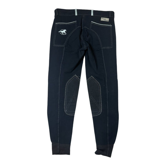 SmartPak 'Evolution' Knee Patch Breech in Navy - Woman's 28R