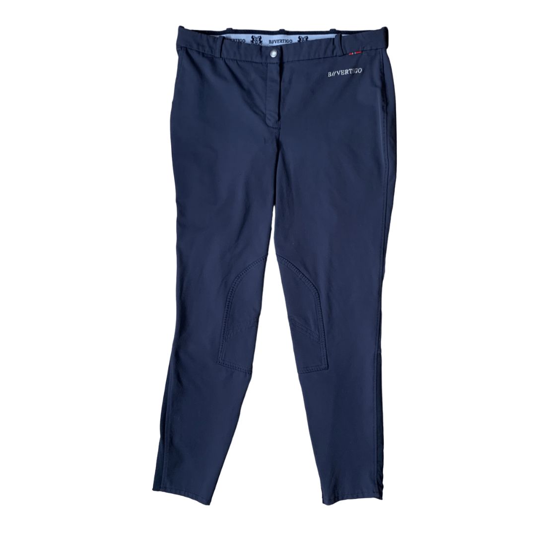 B Vertigo 'Lauren' Breeches in Navy Blue - Woman's XL