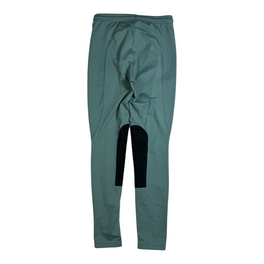 Kerrits 'Performance' Knee Patch Breech in Green - Youth XL