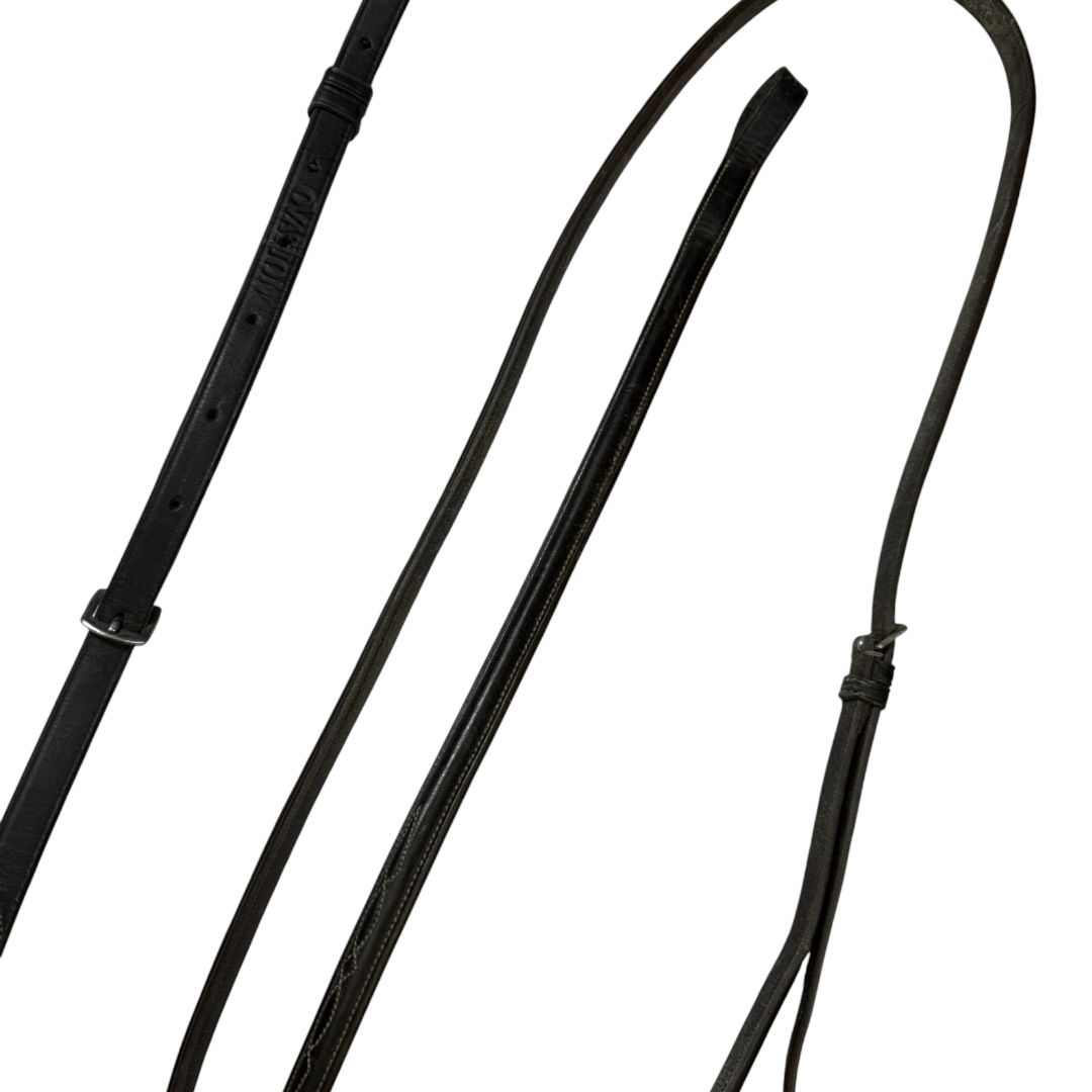 Ovation Raised Fancy Stitch Standing Martingle in Havana - Extra-Full