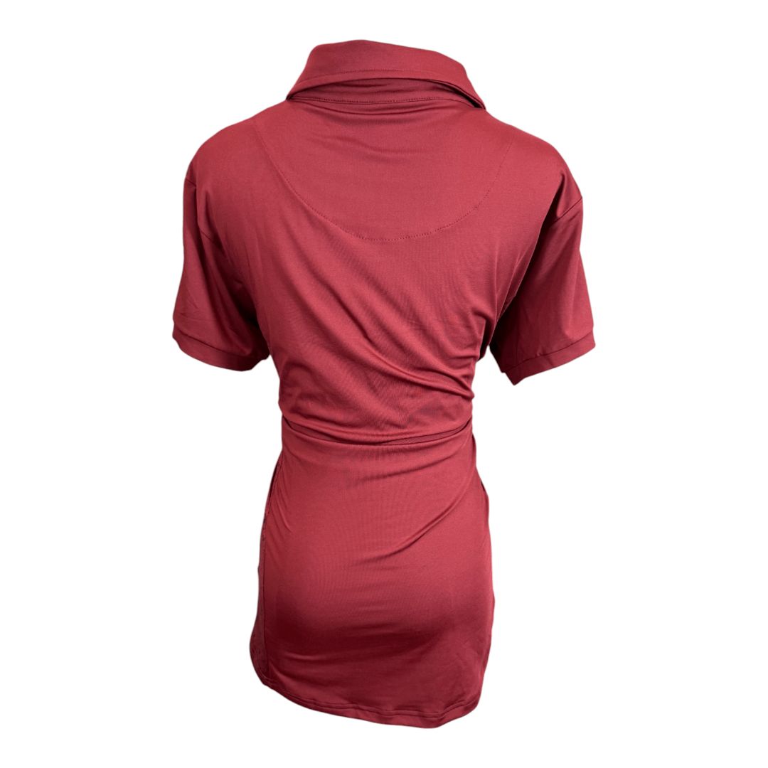 Horseware 'Orla' SS Technical Riding Shirt in Red - Woman's X-Large