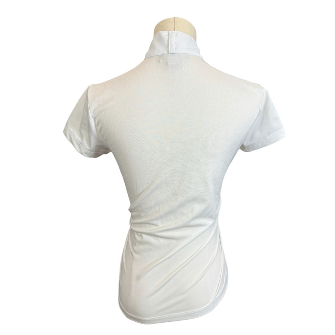 Ariat 'Aptos' SS Show Shirt in White - Youth X-Large