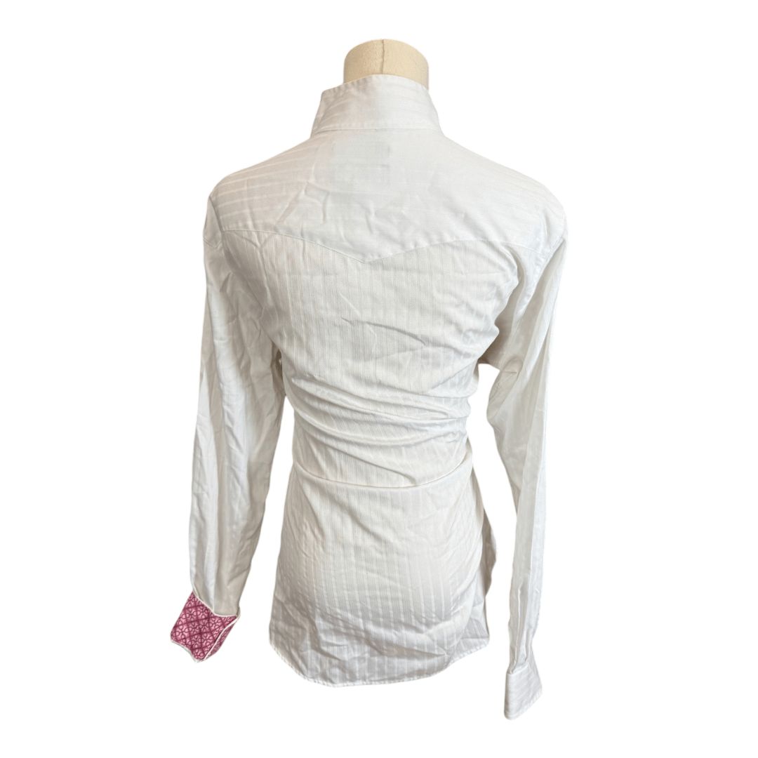Essex Classics 'Performance Collection' LS Show Shirt in White - Woman's 42 (X-Large)