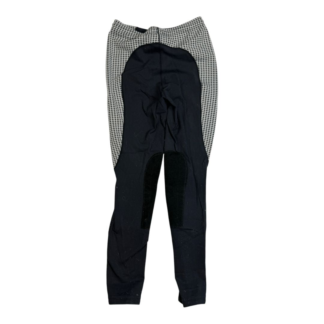 Kerrits 'Performance' Knee Patch Tight in Black - Youth X-Large