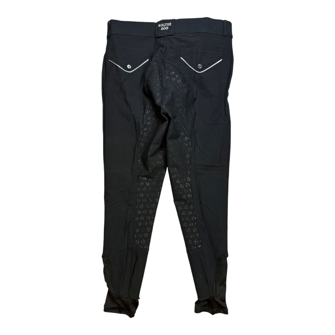 Halter Ego 'Evolution' Full Seat Breech in Black - Woman's 38