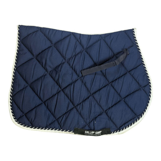 Gallop Shop Quilted All Purpose Saddle Pad in Blue - Cob