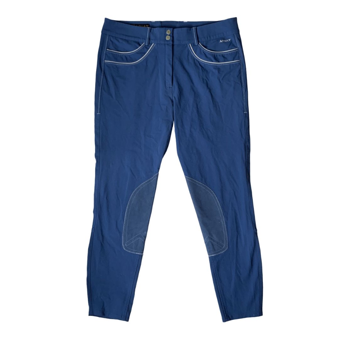 Ariat 'Olympia' Pro Series Breeches in Navy - Woman's 34L