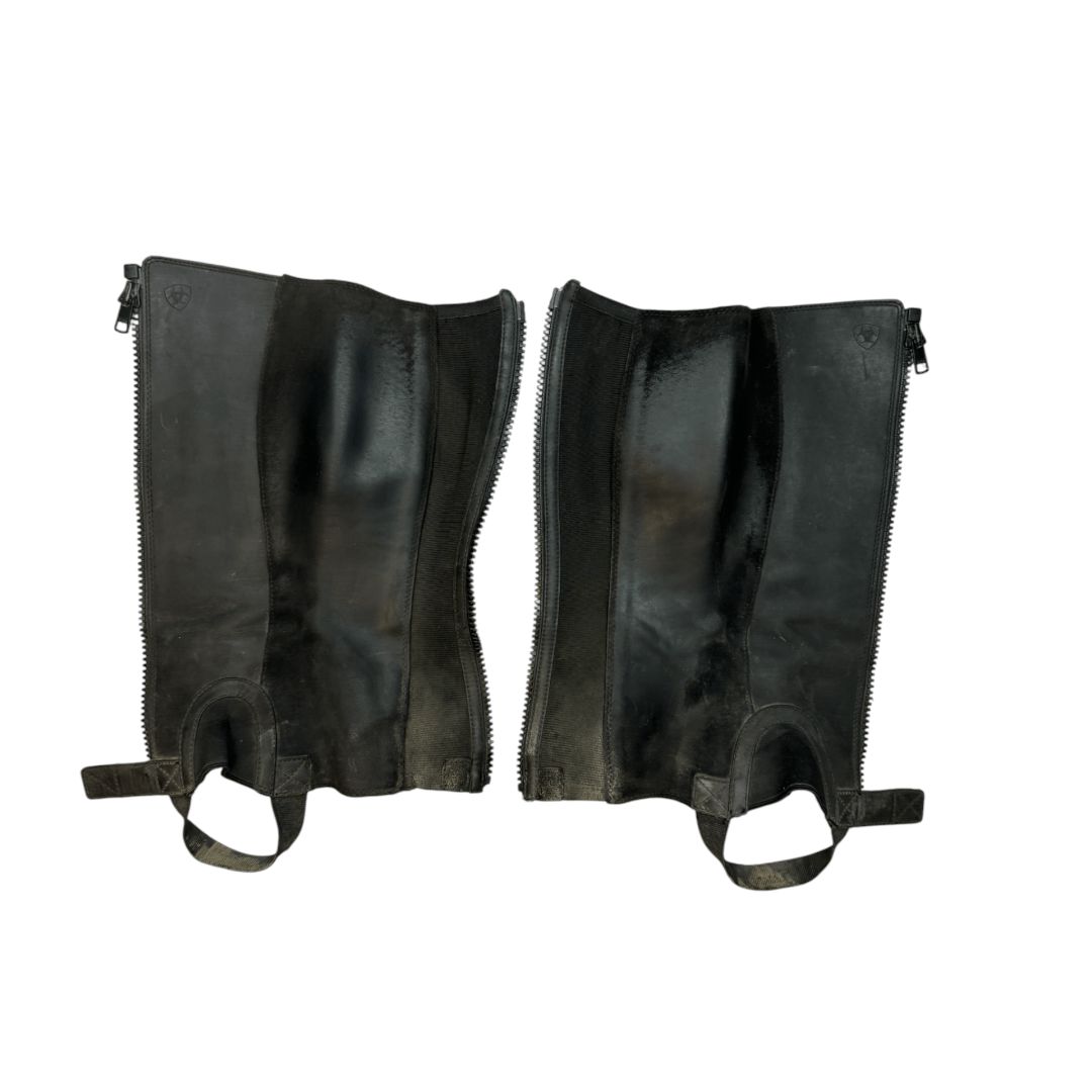 Ariat Half Chaps in Black - Youth Medium / Tall