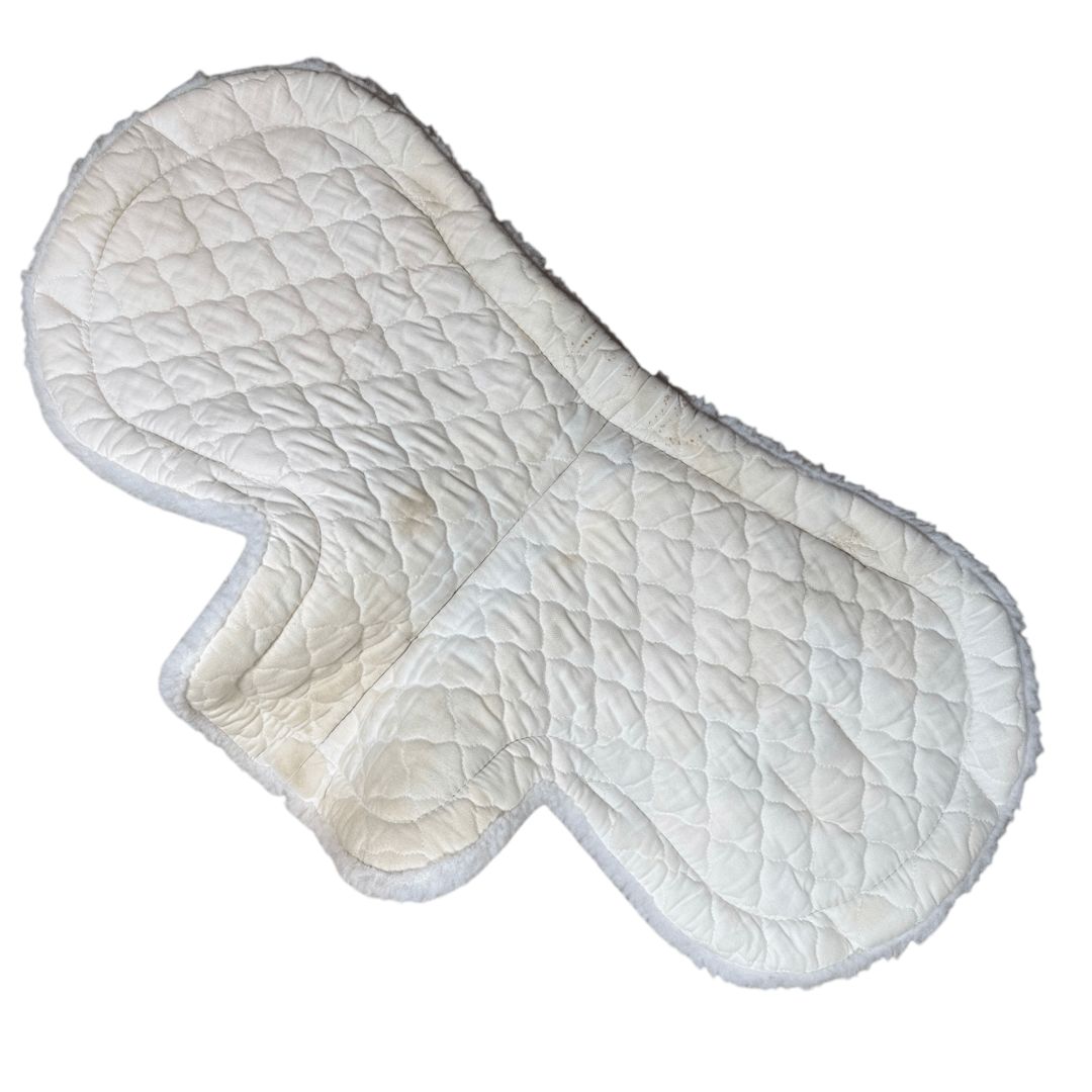 Toklat Superquilt Fleece Shaped Pad in White - Pony (15")
