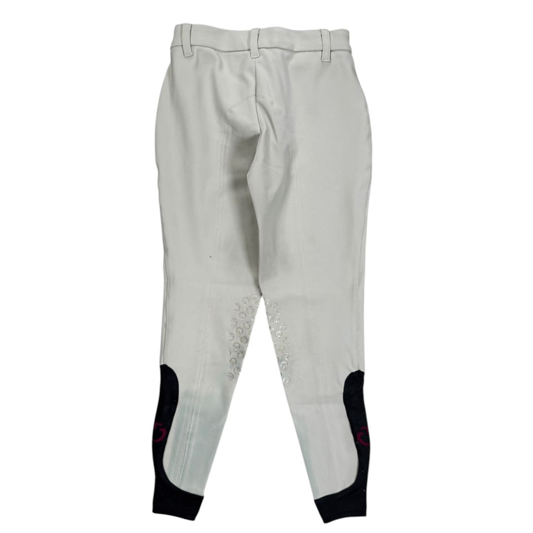 Cavalleria Toscana Logo Grip Breeches in Tan - Youth 10