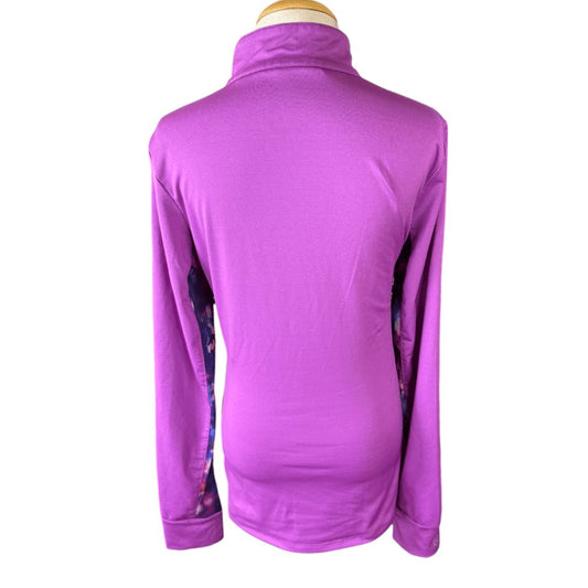 RJ Classics 'Sienna Jr.' LS Show Shirt in Purple - Youth Medium (8-10)