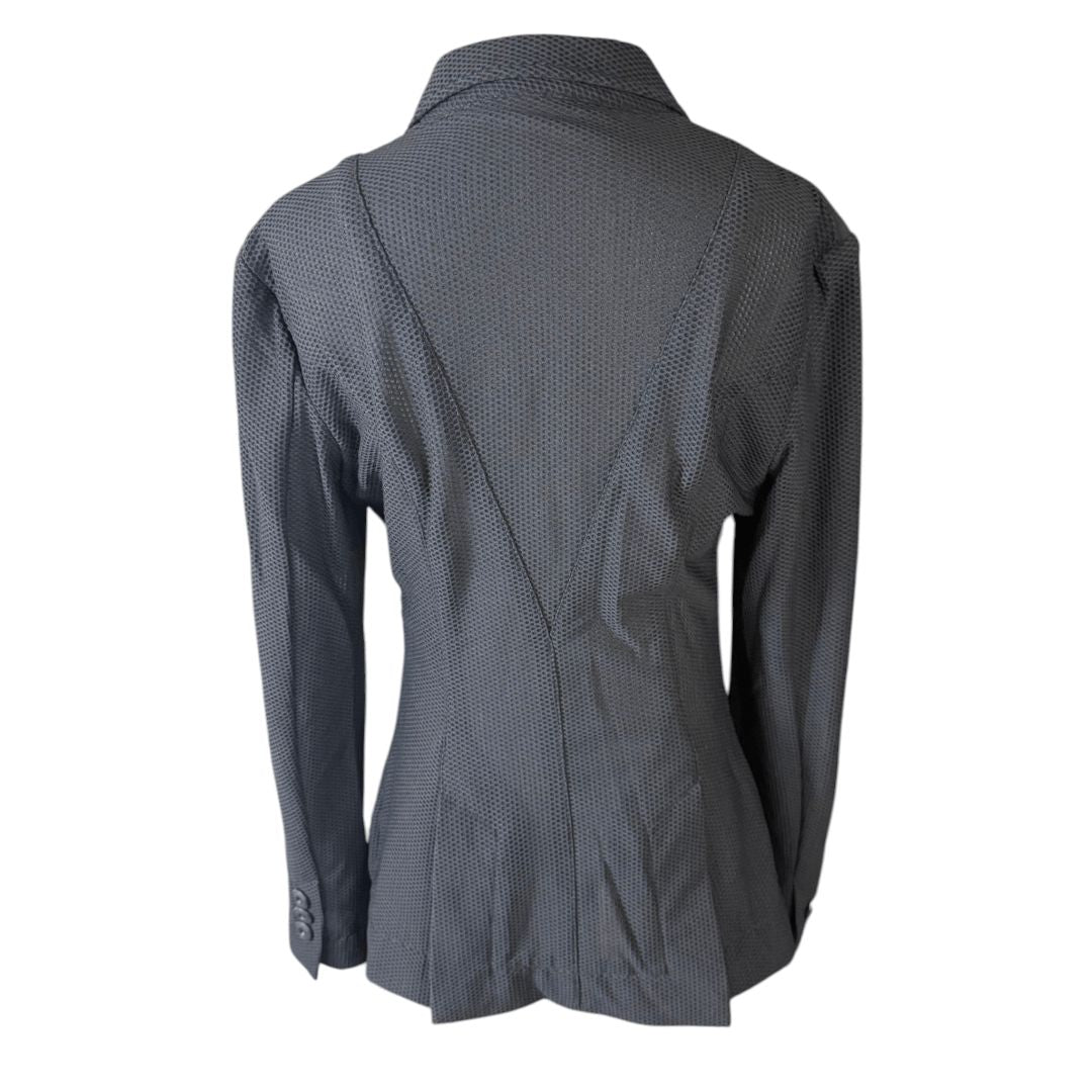 RJ Classics 'Harmony Jr' Mesh Grey Label Show Coat in Black - Youth 10R