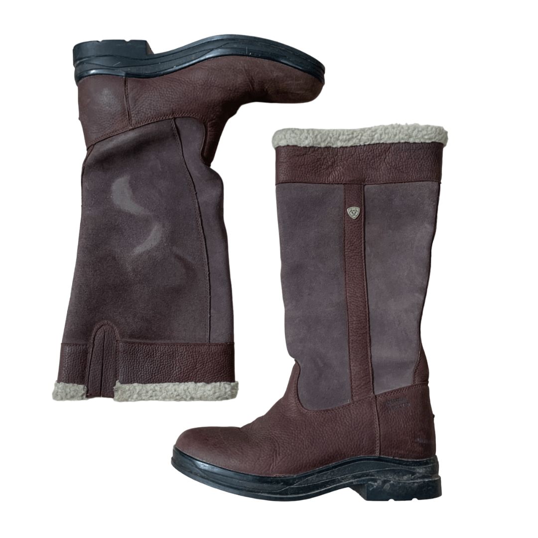 Ariat Windermere Tall Boots in Brown - 11B Reg Calf
