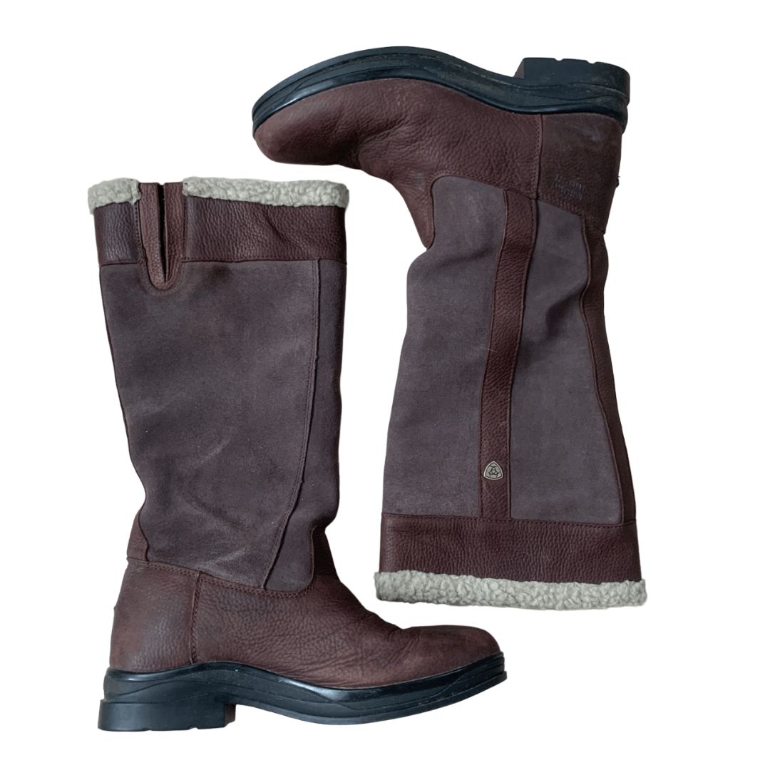Ariat Windermere Tall Boots in Brown - 11B Reg Calf
