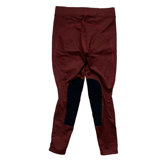 Kerrits 'Flow Rise' Knee Patch Performance Tight in Red - Woman's Small