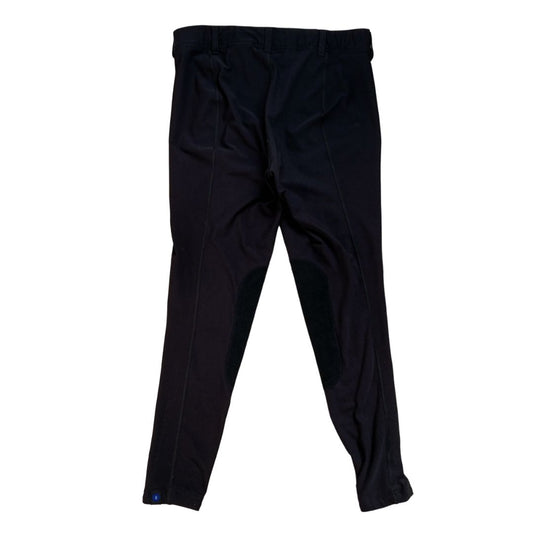 Irideon 'Issential' Knee Patch Riding Tight in Black - Woman's Large