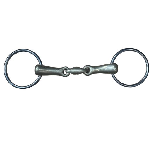 Herm Sprenger KK Ultra Double Jointed Loose Ring Snaffle in Sensogan - 5 1/2"
