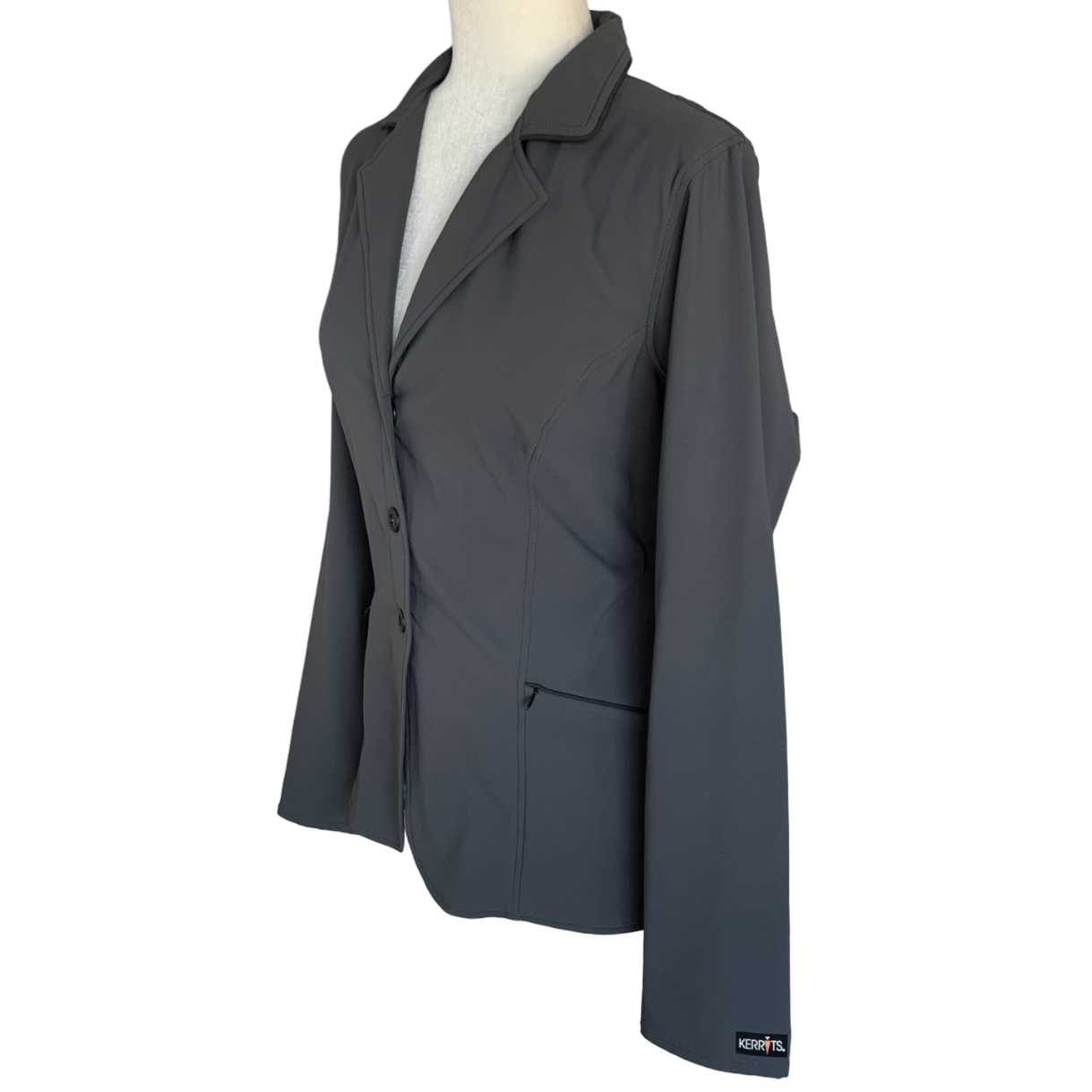 Kerrits 'Stretch Competitor Koat' 4 Snap in Grey - Woman's Large