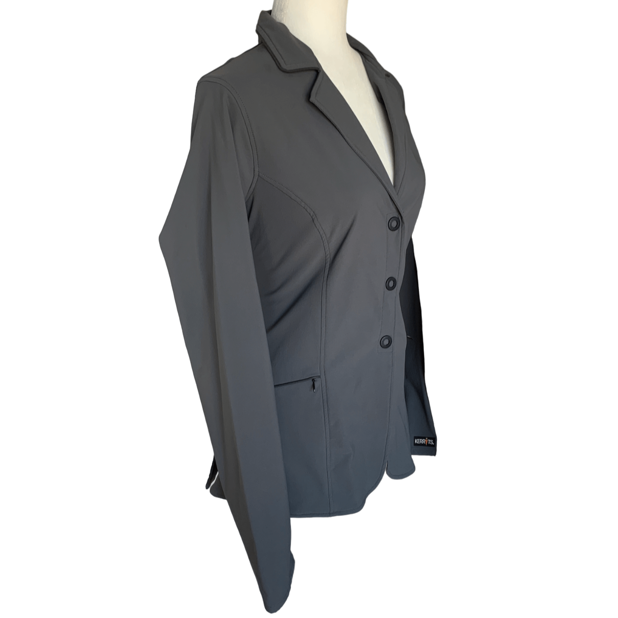 Kerrits 'Stretch Competitor Koat' 4 Snap in Grey - Woman's Large