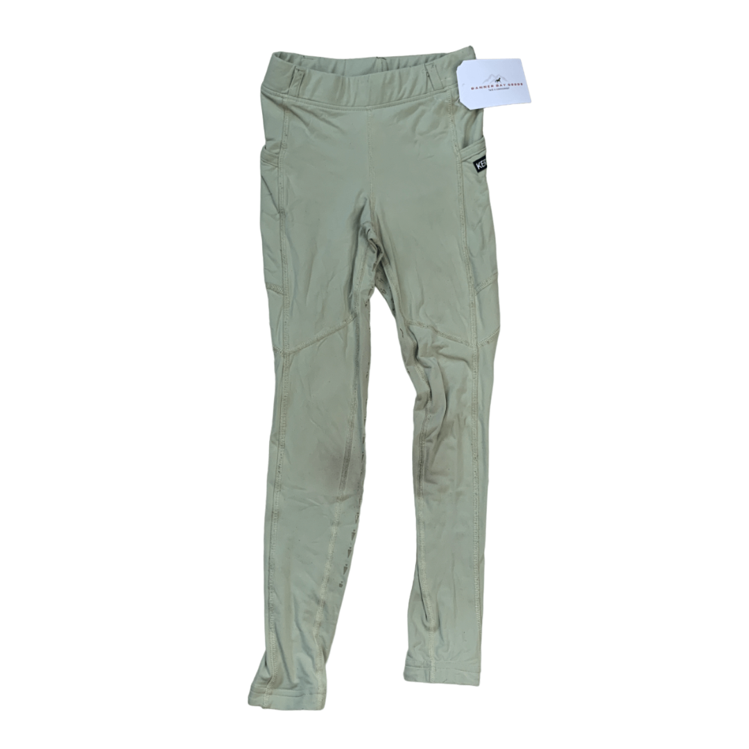 Kerrits 'Ice Fil' Full Seat Tech Tights in Tan - Children's Small
