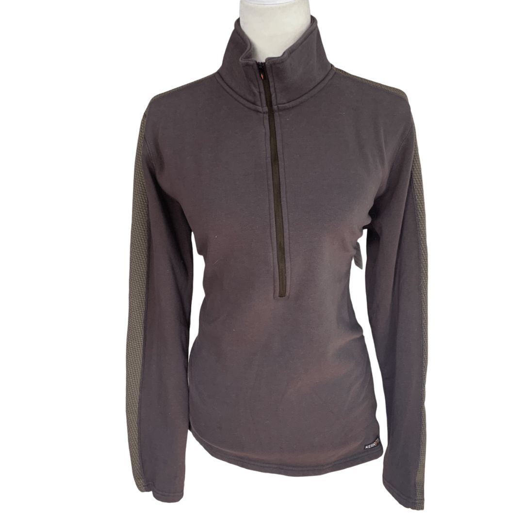 Kerrits 'In Tandem' Fleece-Lined Riding Shirt in Walnut - X-Large