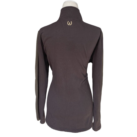 Kerrits 'In Tandem' Fleece-Lined Riding Shirt in Walnut - X-Large