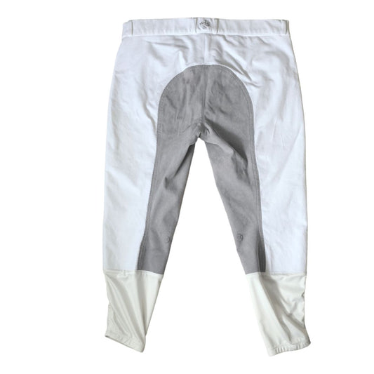 Ovation 'Celebrity Slim Secret' Classic Full Seat Breech in White - Woman's 38R