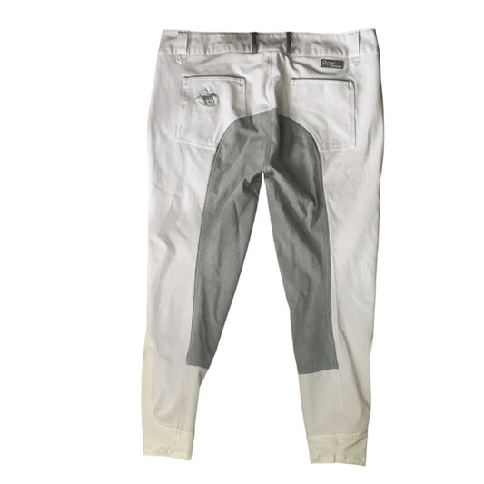 SmartPak Piper 'Evolution' Full Seat Breeches in White - Woman's 38R