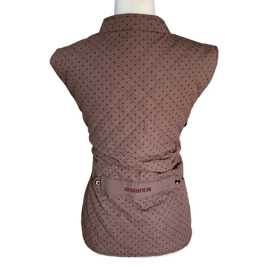ROMFH 'Hampton' Quilted Vest in Brown - Woman's X-Large