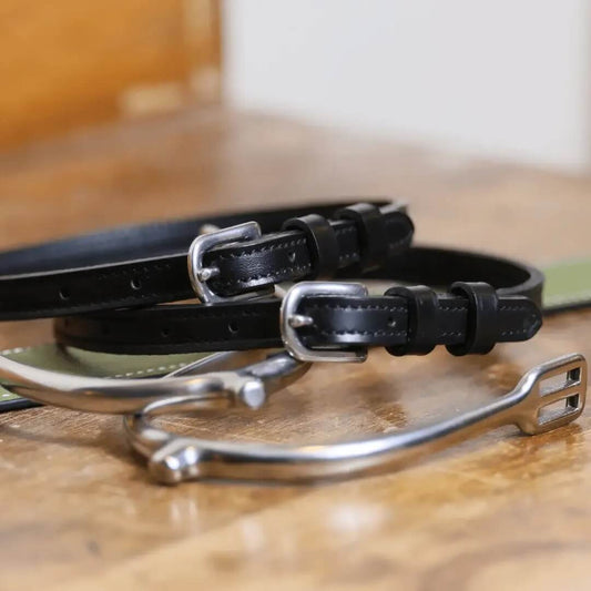 ManeJane Spur Straps in Black - 17"