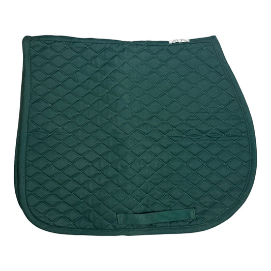 TuffRider Quilted All Purpose Saddle Pad in Green - Pony