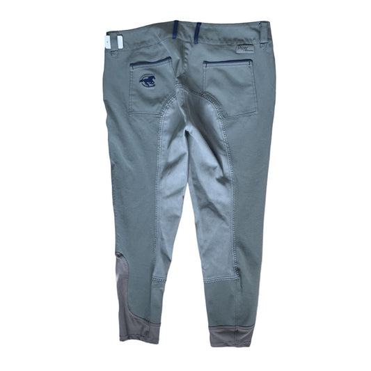 Smartpak Piper 'Evolution' Full Seat Breeches in Grey - Woman's 38R