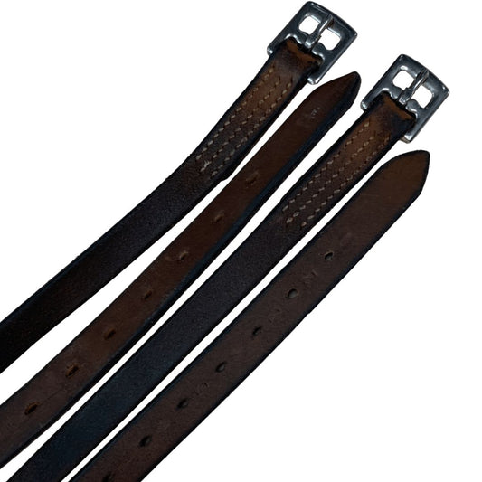 Made in Englad Stirrup Leathers in Brown - 52"