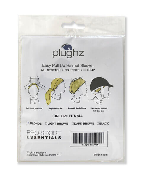 Plughz Easy Pull Up Hair Net Sleeve in Light Brown - One Size