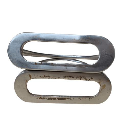 Fillis Stirrup Irons in Stainless Steel - 4 3/4"